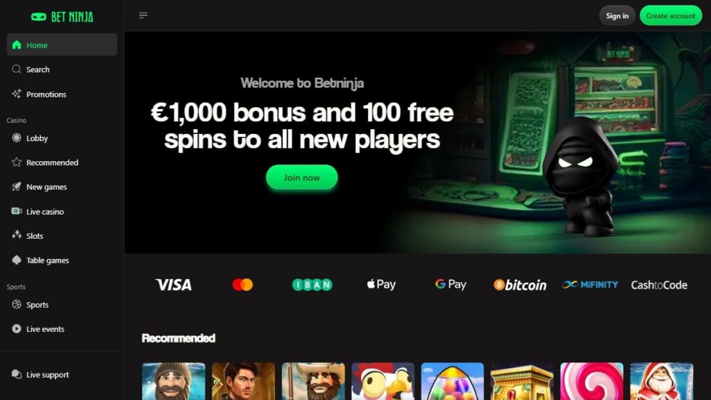 review over het no cruks casino van betninja